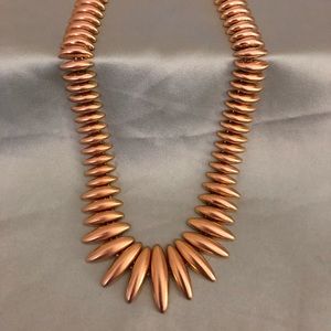 vintage style statement necklace in gold